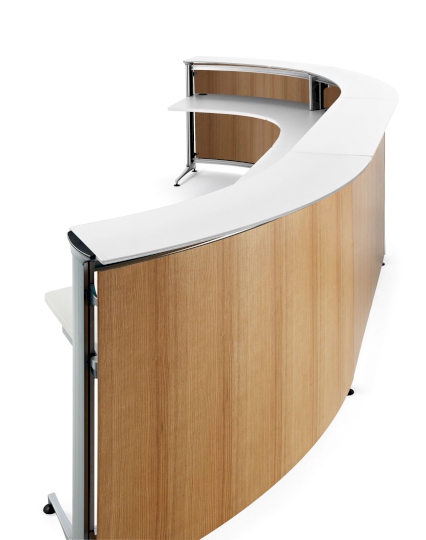 INFORMA โต๊ะประชาสัมพันธ์อเนกประสงค์ที่ปรับเปลี่ยนได้ตามสภาพแวดล้อม