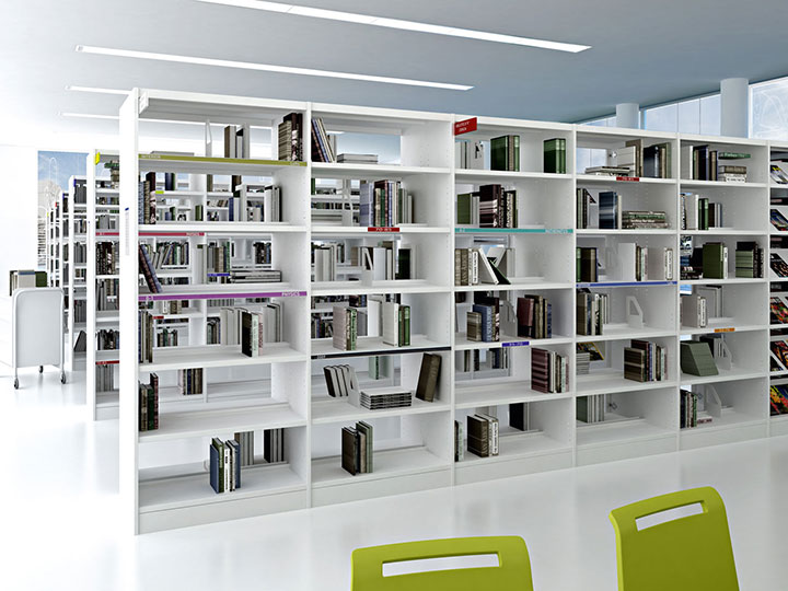 CLASS ตู้หนังสือสำหรับห้องสมุดในสำนักงานที่เปี่ยมด้วยความยืดหยุ่นและฟังก์ชั่นที่หลากหลาย