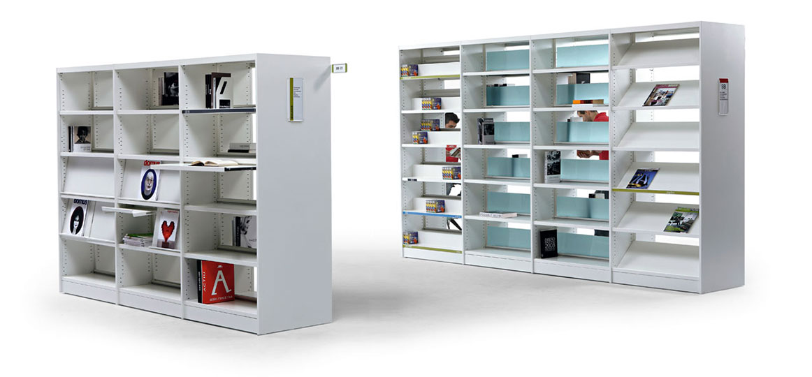 CLASS ตู้หนังสือสำหรับห้องสมุดในสำนักงานที่เปี่ยมด้วยความยืดหยุ่นและฟังก์ชั่นที่หลากหลาย