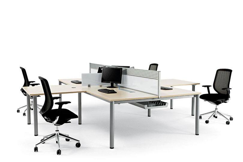 COOL E100 ทางออกสำหรับพื้นที่ทำงานเป็นกลุ่มในสำนักงานที่ต้องการเฟอร์นิเจอร์ที่มีทั้งความทนทานและความสวยงาม