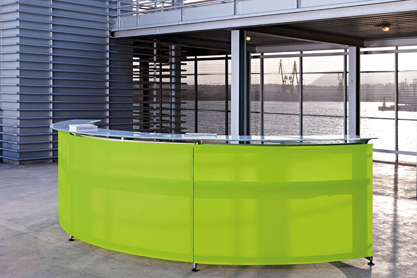 INFORMA โต๊ะประชาสัมพันธ์อเนกประสงค์ที่ปรับเปลี่ยนได้ตามสภาพแวดล้อม