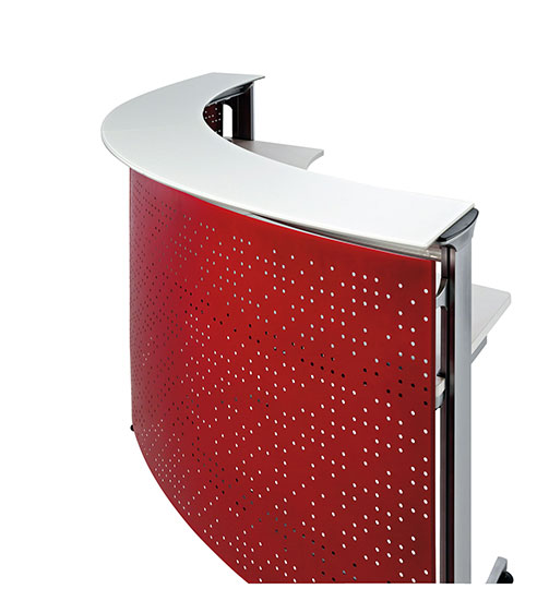 INFORMA โต๊ะประชาสัมพันธ์อเนกประสงค์ที่ปรับเปลี่ยนได้ตามสภาพแวดล้อม