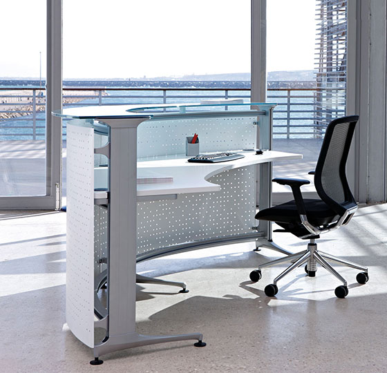 INFORMA โต๊ะประชาสัมพันธ์อเนกประสงค์ที่ปรับเปลี่ยนได้ตามสภาพแวดล้อม