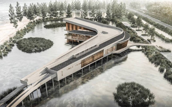 Pak Phanang Wind Park Community Center ผลงานของ VaSlab Architecture ได้รับรางวัล German Design Award 2019
